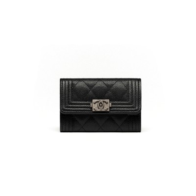 CHANEL BOY CHANEL FLAP CARD HOLDER A80603 (11*8.5*3cm)